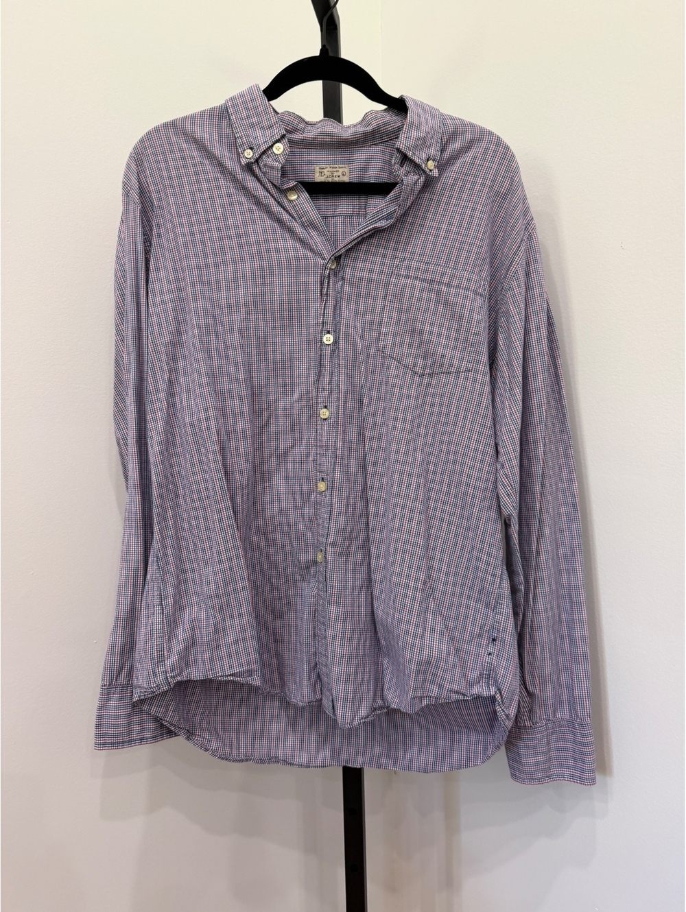 J.Crew Men's Tailored Fit Button-Up Shirt Large